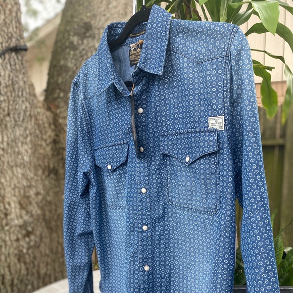 👔NWT LA Third Army Pearl Snaps Button Down Shirt - Picture 3 of 8